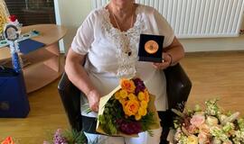 Felicitai Vaitkutei - medalis už nuopelnus Klaipėdos sportui