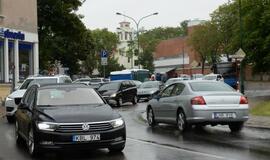 Automobilių spūstys Klaipėdoje