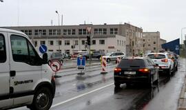 Automobilių spūstys Klaipėdoje