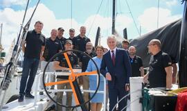 Prezidentas Gitanas Nausėda lankėsi Jūros šventėje