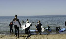 Netradicinio sporto šventė pajūryje