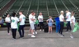 Gamtos ir sporto mylėtojai švarino Vasaros estrados apylinkes