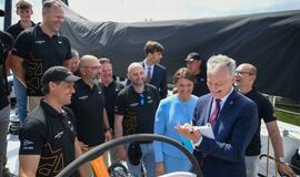 Prezidentas Gitanas Nausėda lankėsi Jūros šventėje