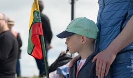 Piliavietėje iškilmingai pakelta valstybės vėliava