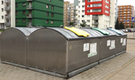 Planuojamos požeminių ir pusiau požeminių konteinerių aikštelės