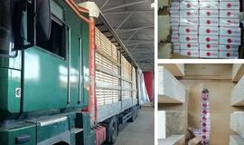 „Apkamšius“ mediena, į Lietuvą gabenta apie 2 mln. eurų vertės cigarečių kontrabanda