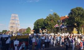 Klaipėda išreiškė palaikymą Baltarusijai