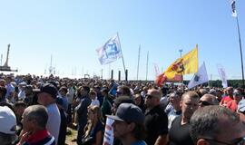 Streikas prieš verslinę žvejybą Kuršių mariose