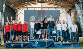 Tarptautinė „Kuršių marių regata“ artėja link finišo