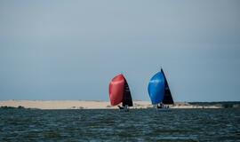 Trečiasis „Kuršių marių regatos“ etapas išprovokavo įgulas agresyviai sportinei kovai