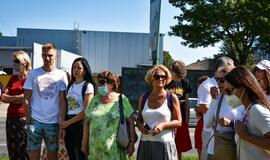 Piketas prie "Grigeo Klaipėda"