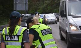 Policijso reidas Karklėje