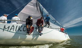 Tarptautinė „Kuršių marių regata“ artėja link finišo