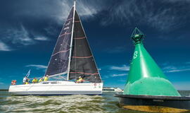 Tarptautinė „Kuršių marių regata“ artėja link finišo