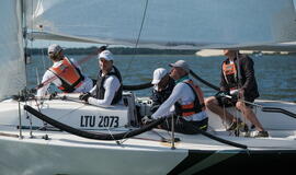 Tarptautinė „Kuršių marių regata“ artėja link finišo