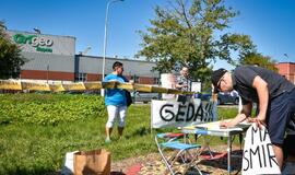 Piketas prie "Grigeo Klaipėda"