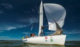 Tarptautinė „Kuršių marių regata“ artėja link finišo