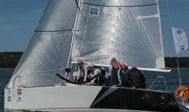 Tarptautinė „Kuršių marių regata“ artėja link finišo