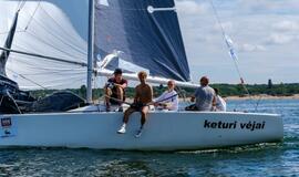 Pirmajame „Kuršių marių regatos“ etape – sudėtingos starto sąlygos