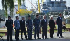 Iškilmingai pagerbė vėliavą