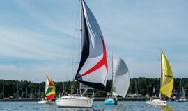 Pirmajame „Kuršių marių regatos“ etape – sudėtingos starto sąlygos