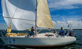 Pirmajame „Kuršių marių regatos“ etape – sudėtingos starto sąlygos