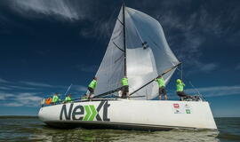 Tarptautinė „Kuršių marių regata“ artėja link finišo