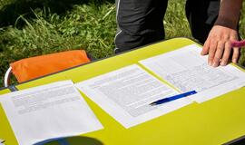 Piketas prie "Grigeo Klaipėda"