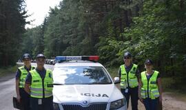 Policijso reidas Karklėje