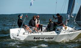 Trečiasis „Kuršių marių regatos“ etapas išprovokavo įgulas agresyviai sportinei kovai