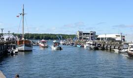 Streikas prieš verslinę žvejybą Kuršių mariose