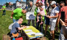 Piketas prie "Grigeo Klaipėda"