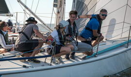 Tarptautinė „Kuršių marių regata“ artėja link finišo