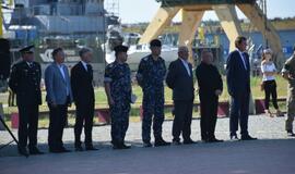 Iškilmingai pagerbė vėliavą