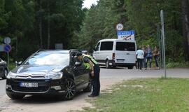 Policijso reidas Karklėje