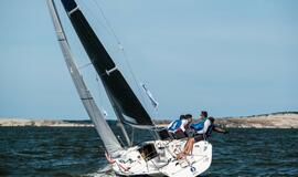 Trečiasis „Kuršių marių regatos“ etapas išprovokavo įgulas agresyviai sportinei kovai