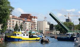 Streikas prieš verslinę žvejybą Kuršių mariose