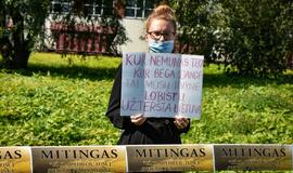 Piketas prie "Grigeo Klaipėda"