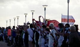 Palangoje – gyvoji grandinė