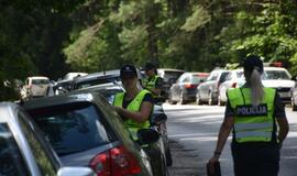 Policijso reidas Karklėje