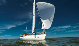 Tarptautinė „Kuršių marių regata“ artėja link finišo