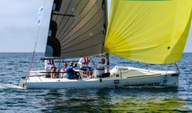 Pirmajame „Kuršių marių regatos“ etape – sudėtingos starto sąlygos