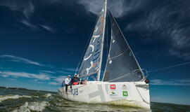 Tarptautinė „Kuršių marių regata“ artėja link finišo