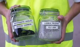 Nuotekų dumblą degina 1000 laipsnių temperatūroje