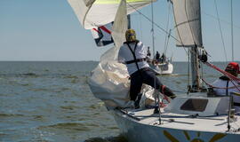 Tarptautinė „Kuršių marių regata“ artėja link finišo