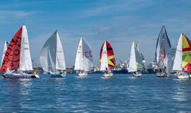 Pirmajame „Kuršių marių regatos“ etape – sudėtingos starto sąlygos