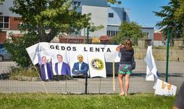 Piketas prie "Grigeo Klaipėda"