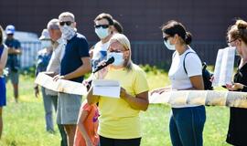 Piketas prie "Grigeo Klaipėda"