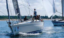 Pirmajame „Kuršių marių regatos“ etape – sudėtingos starto sąlygos