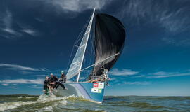 Tarptautinė „Kuršių marių regata“ artėja link finišo